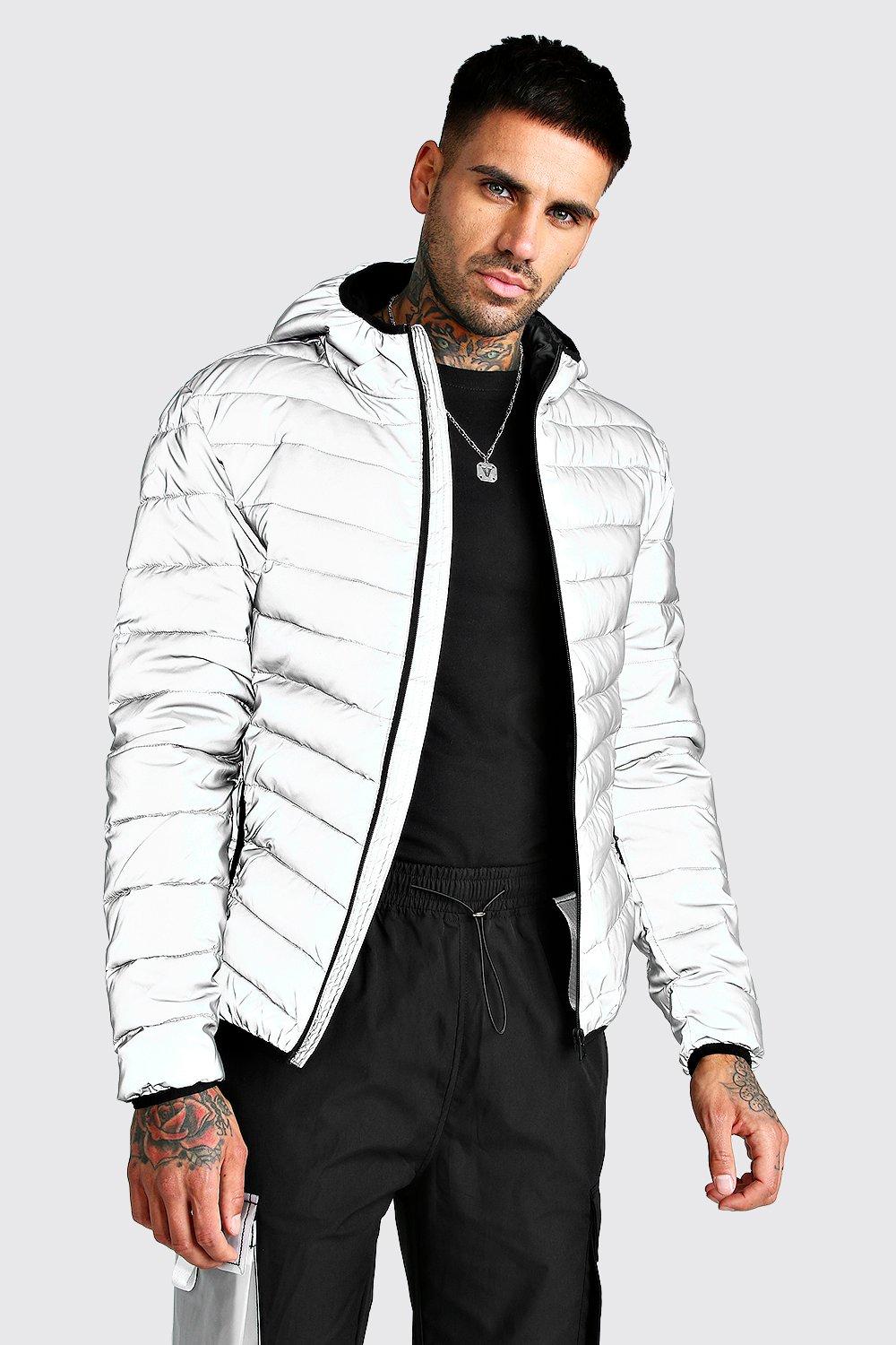 reflective hooded jacket