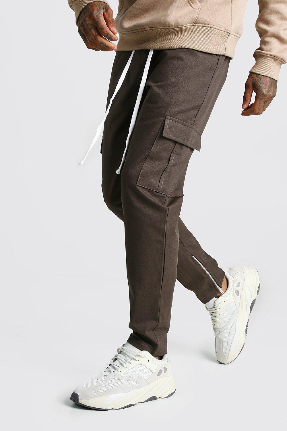 cargo zipper pants