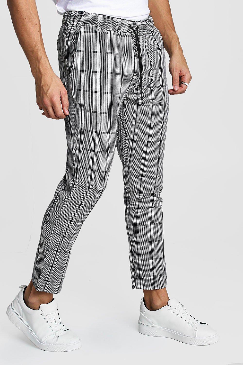 cropped smart joggers