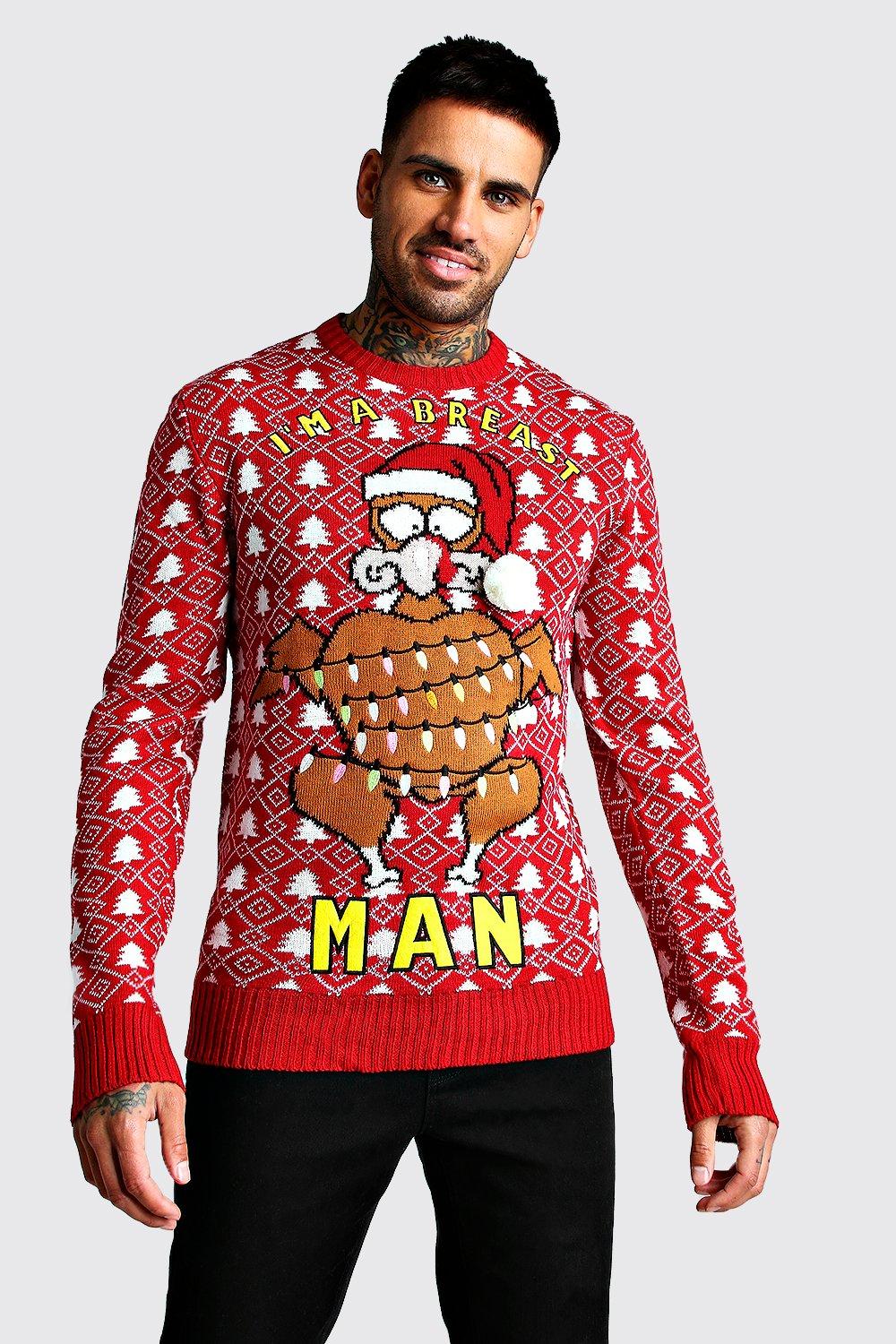 premier man christmas jumpers