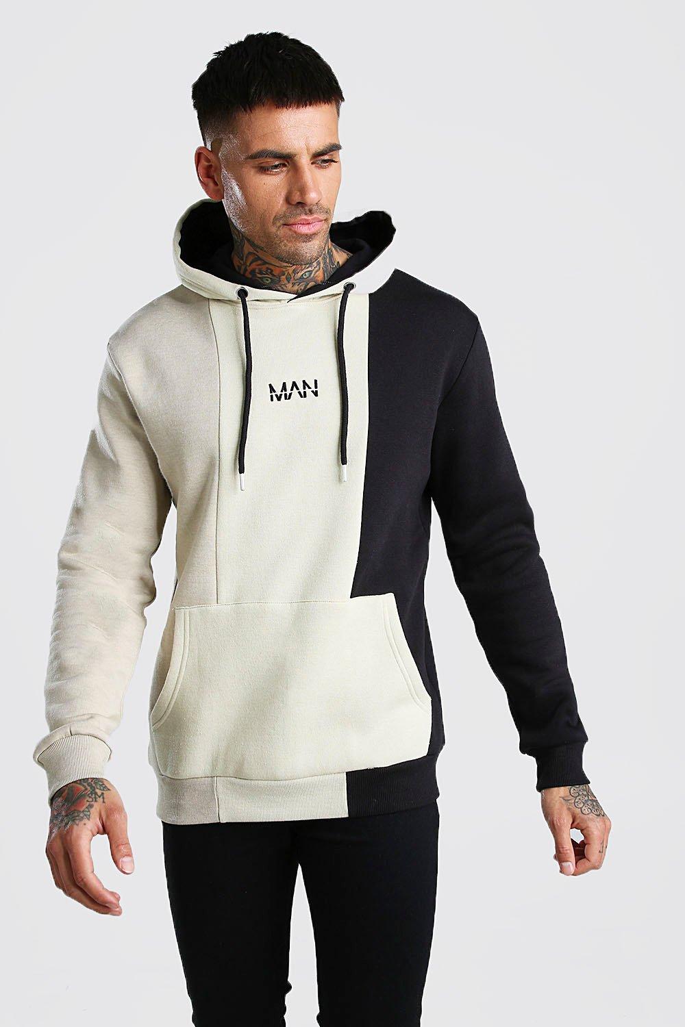 stone colour hoodie