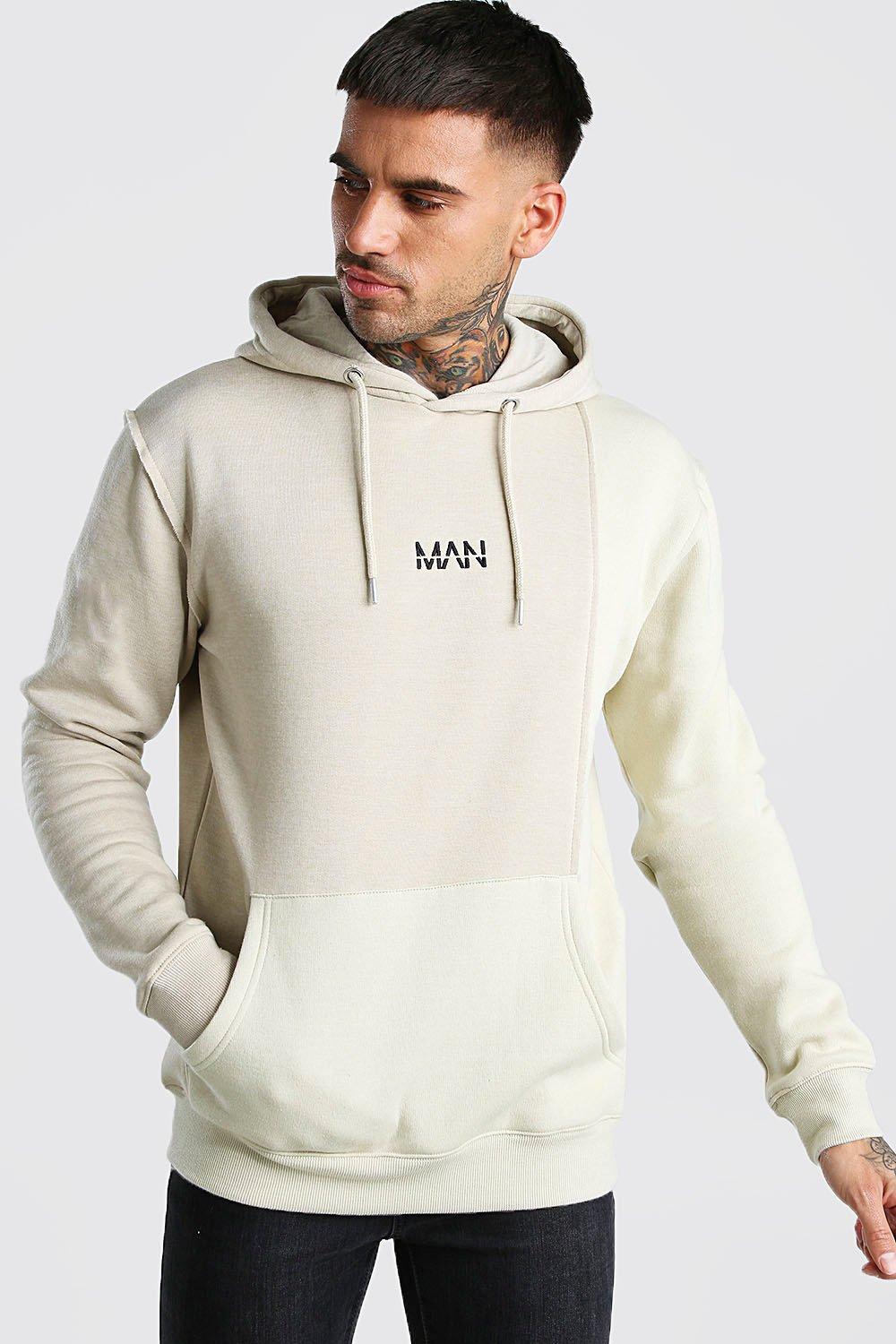 stone colour hoodie