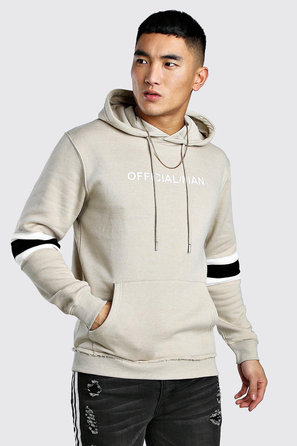 stone colour hoodie