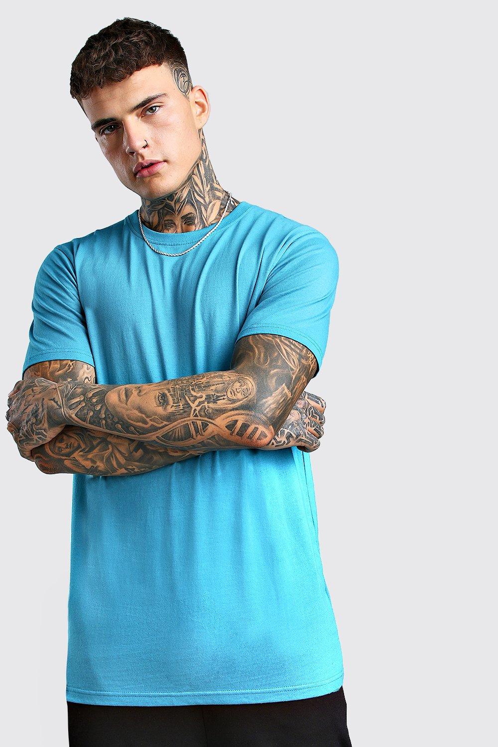 

Удлиненная футболка, Blue