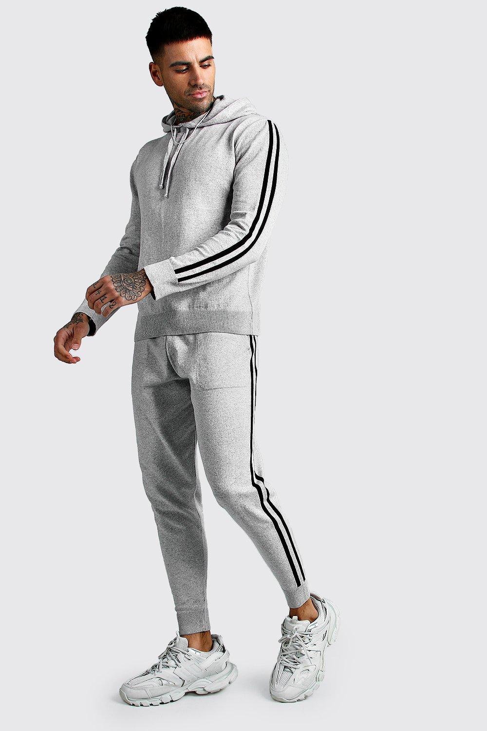 

Вязаный сет: худи и джоггеры, Grey