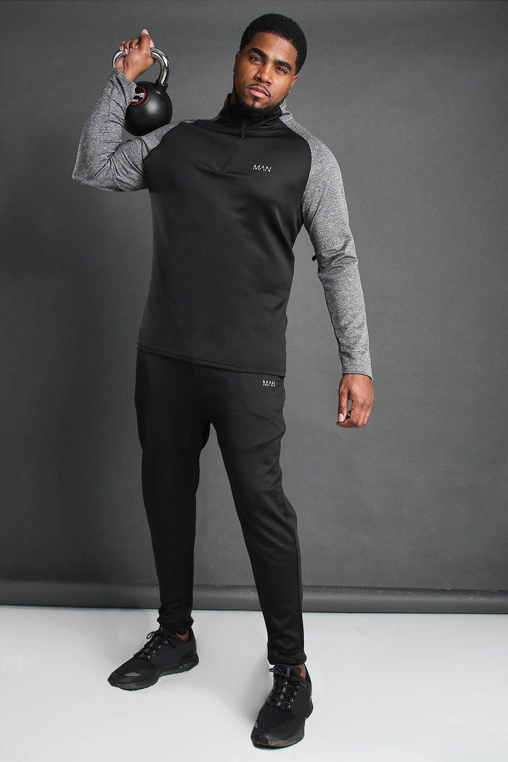 

Из коллекции «Big And Tall» — Спортивный костюм MAN Active, Black