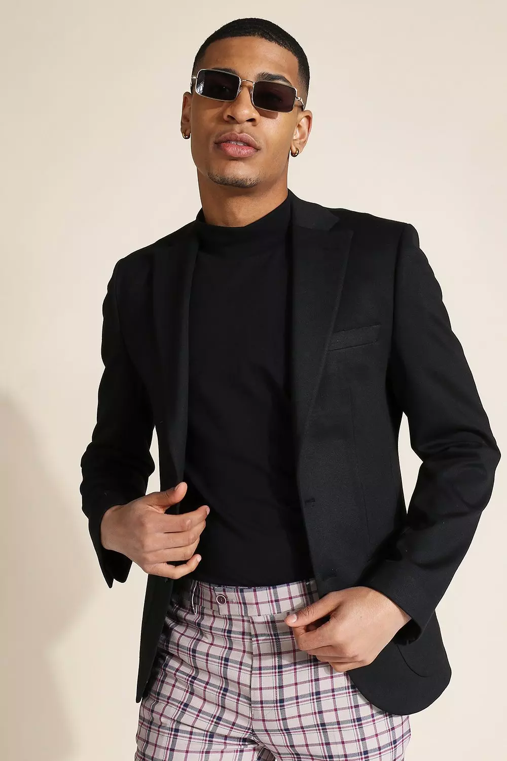 Heup Effectiviteit Cataract Skinny Fit Jersey Blazer | boohooMAN USA