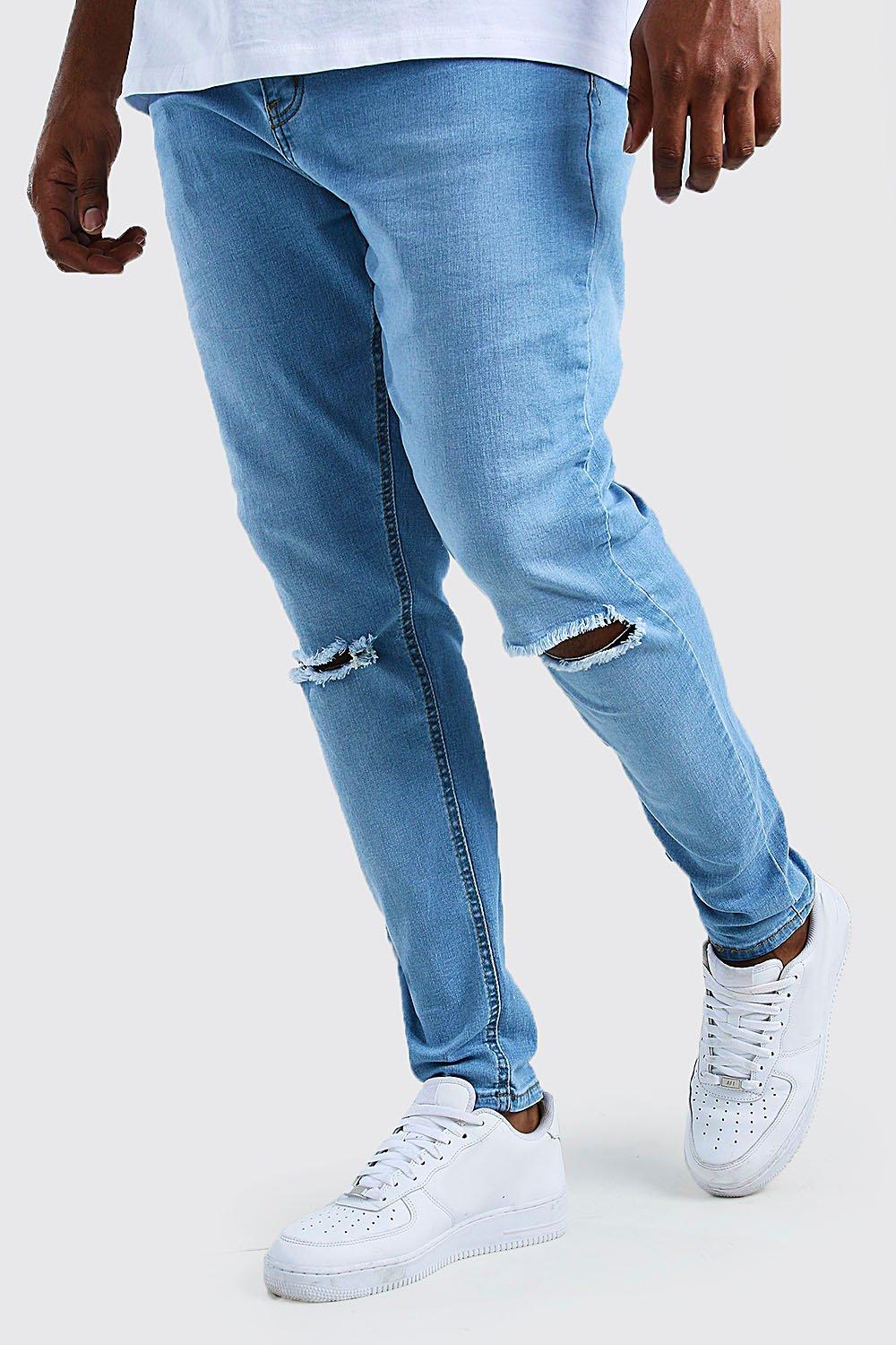light blue jeans big and tall