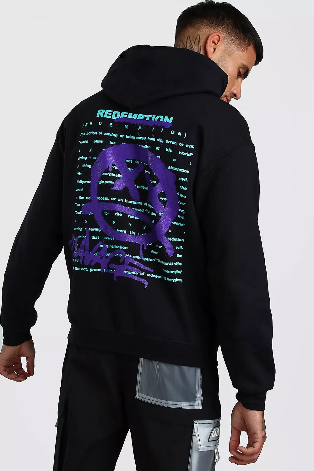 Graphic Back Print Hoodie