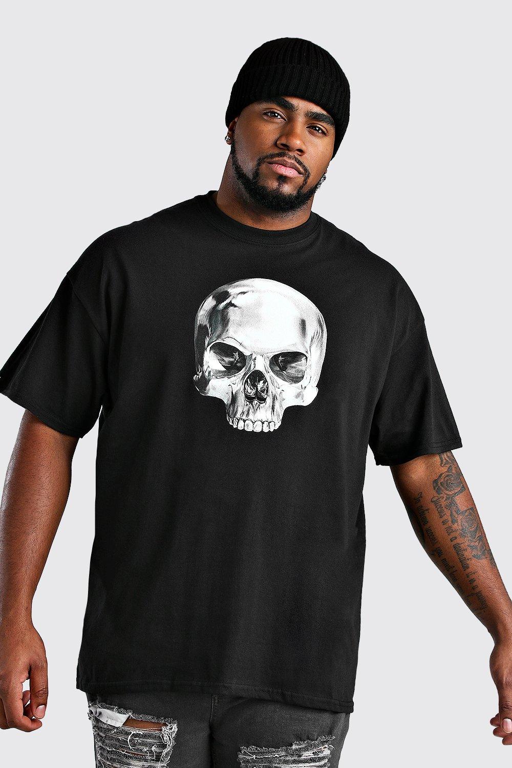 skull print t shirt