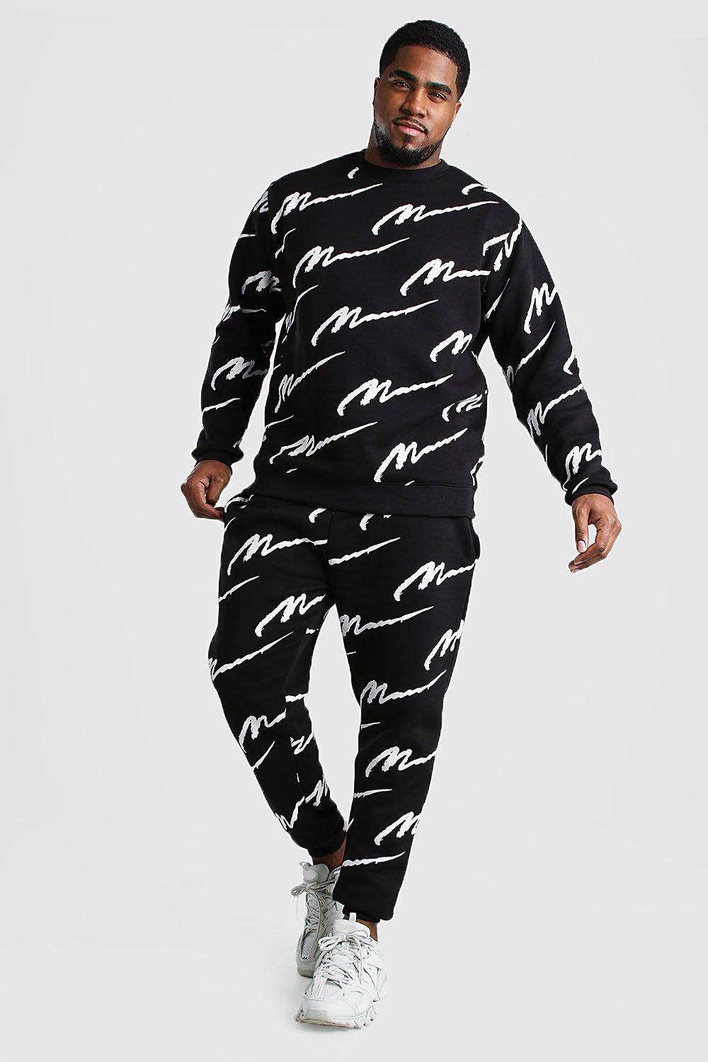 boohoo all over man tracksuit