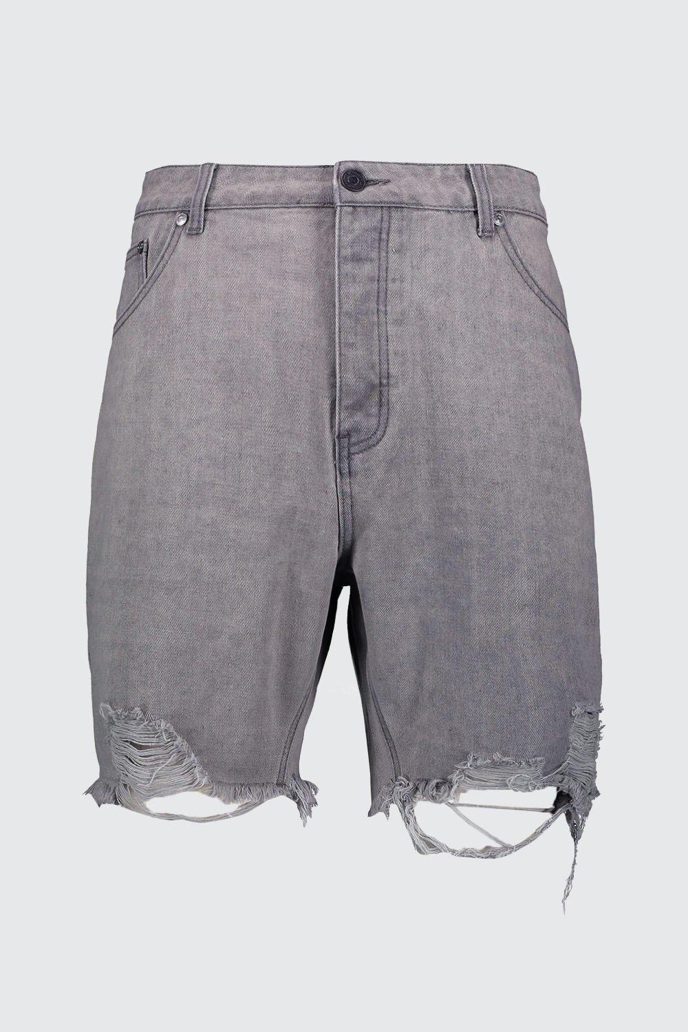 

Обтягивающая рубашка с короткими рукавами из денима, Mid blue
