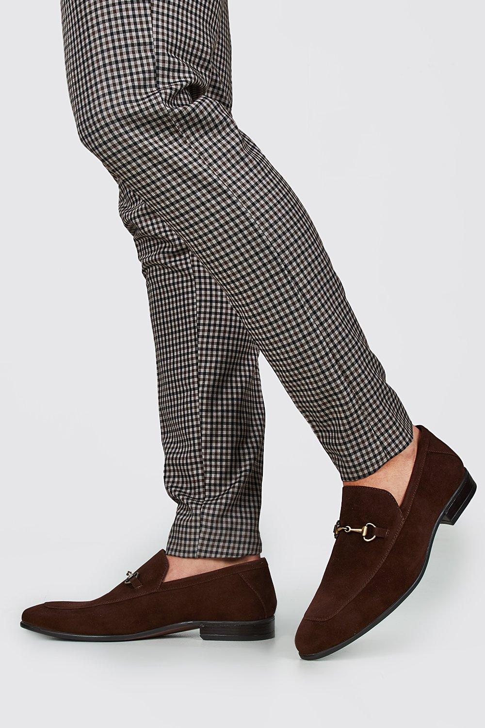 brown horsebit loafers