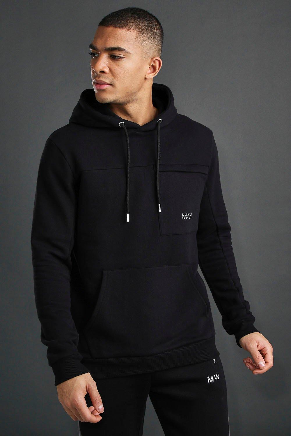 black man with hoodie