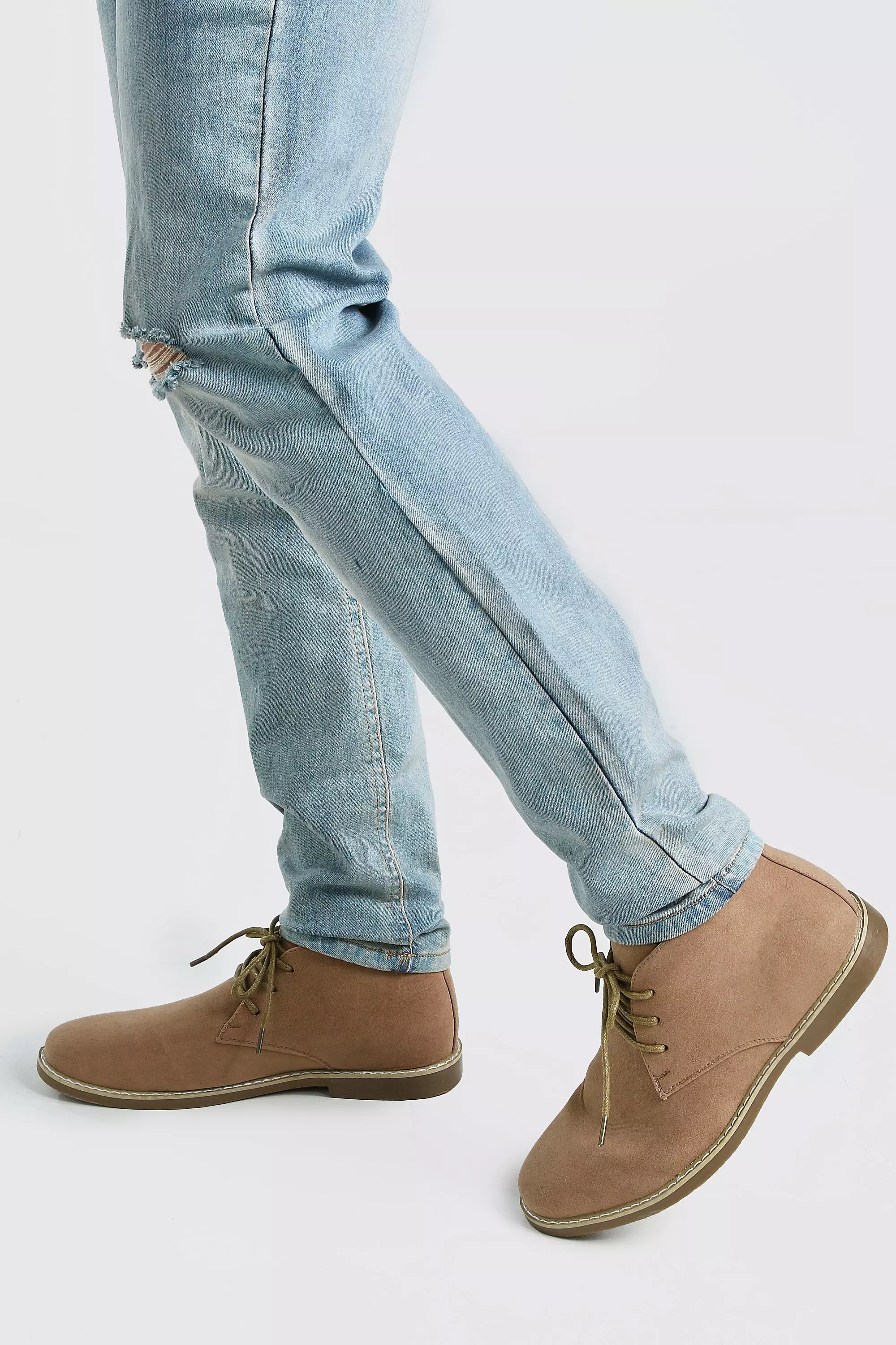 Faux suede desert outlet boots