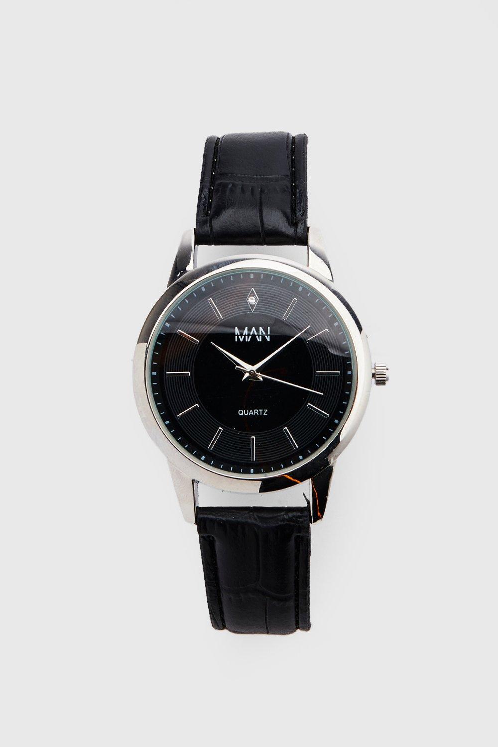 

Классические часы MAN, Black