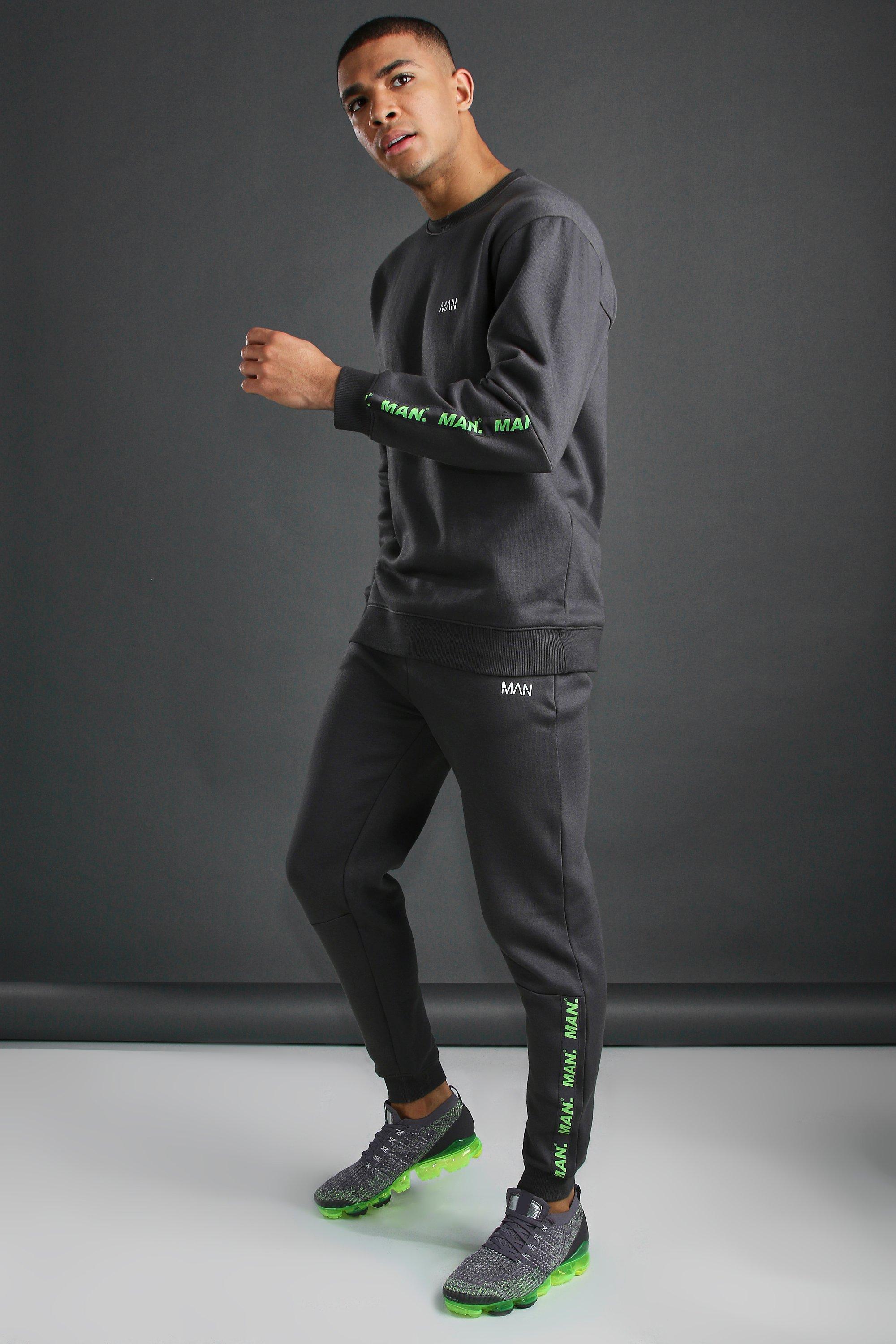 mens loose fit tracksuits