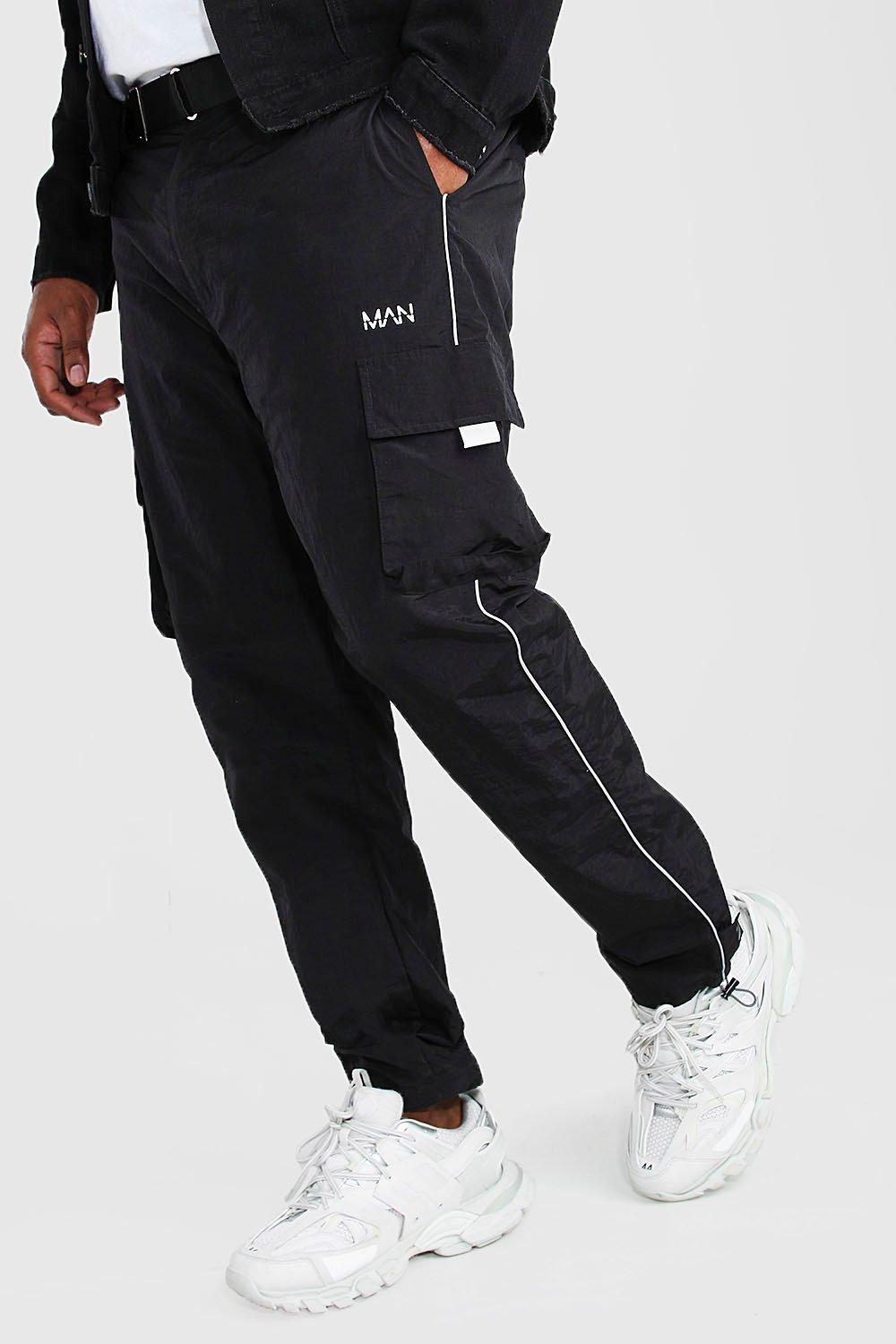 big and tall cargo joggers