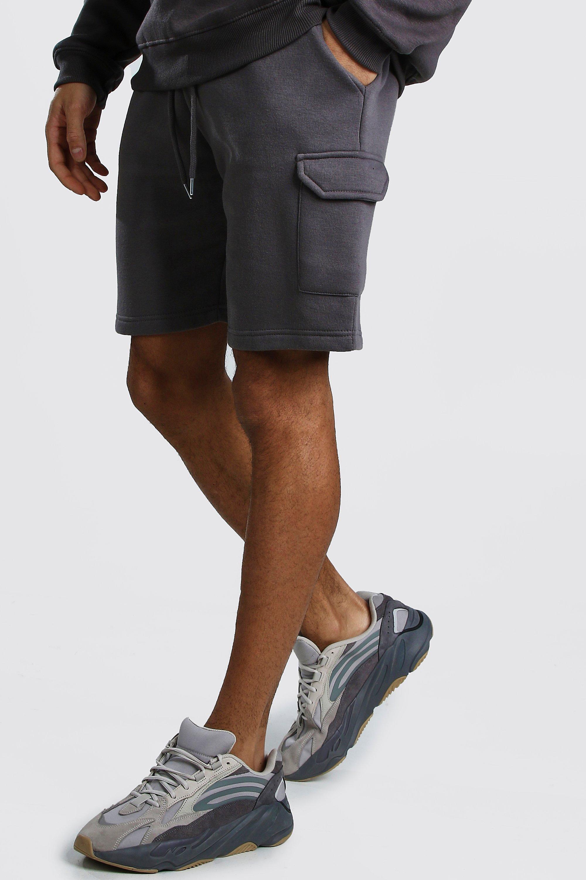 boohooman cargo shorts