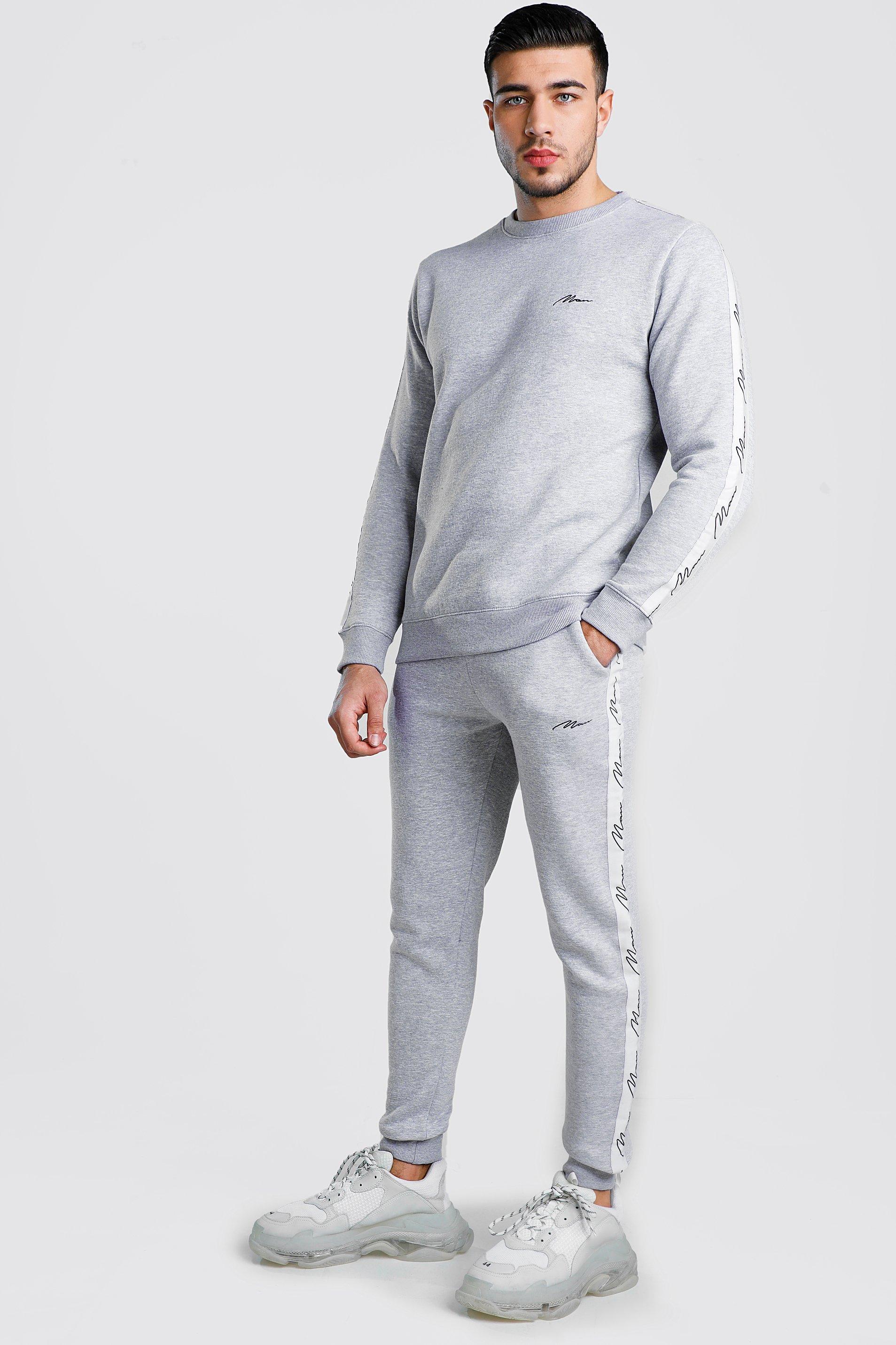 boohooman grey jumper