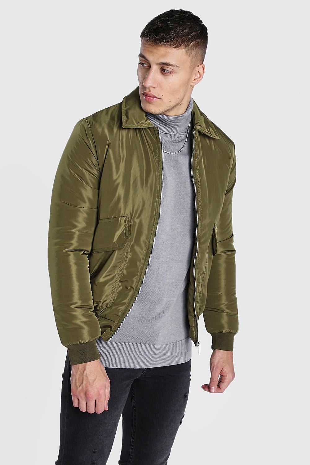 

Куртка с мягкой подкладкой и двумя карманами, Khaki