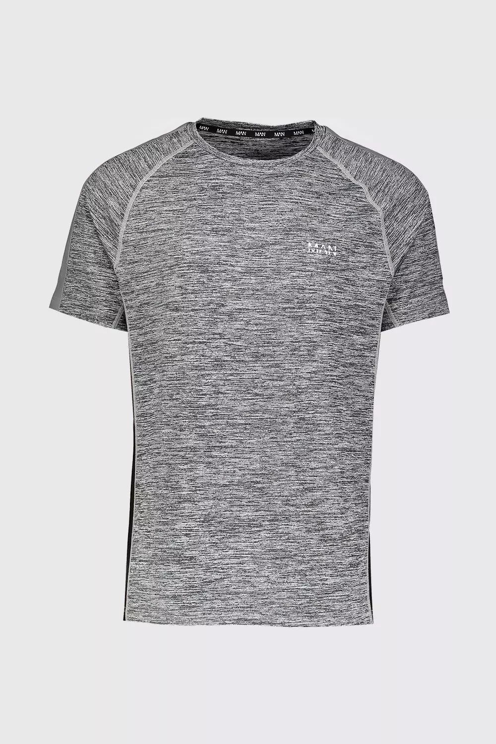 Man Gym T-shirt With Curved Hem