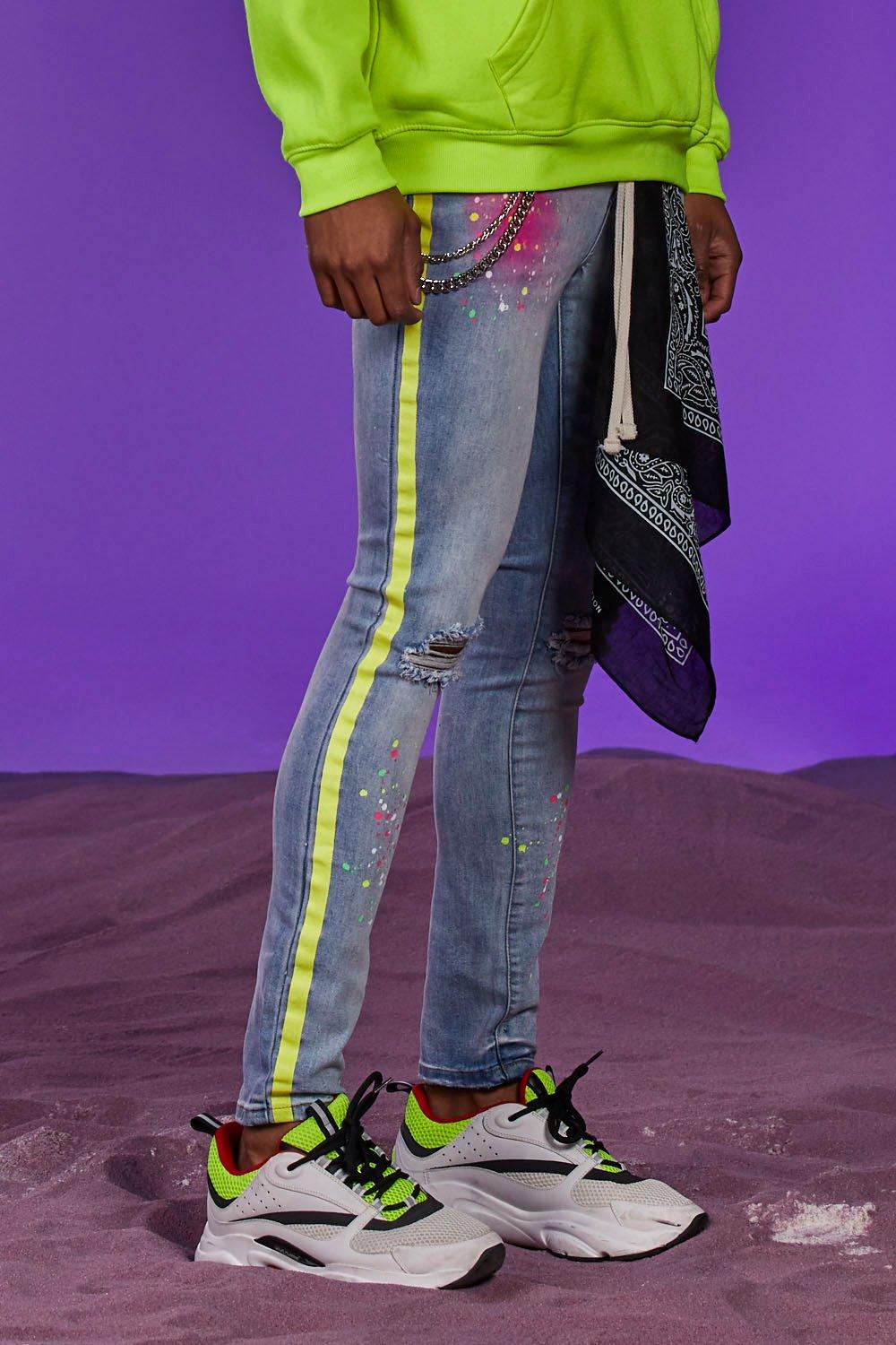boohooman spray on jeans