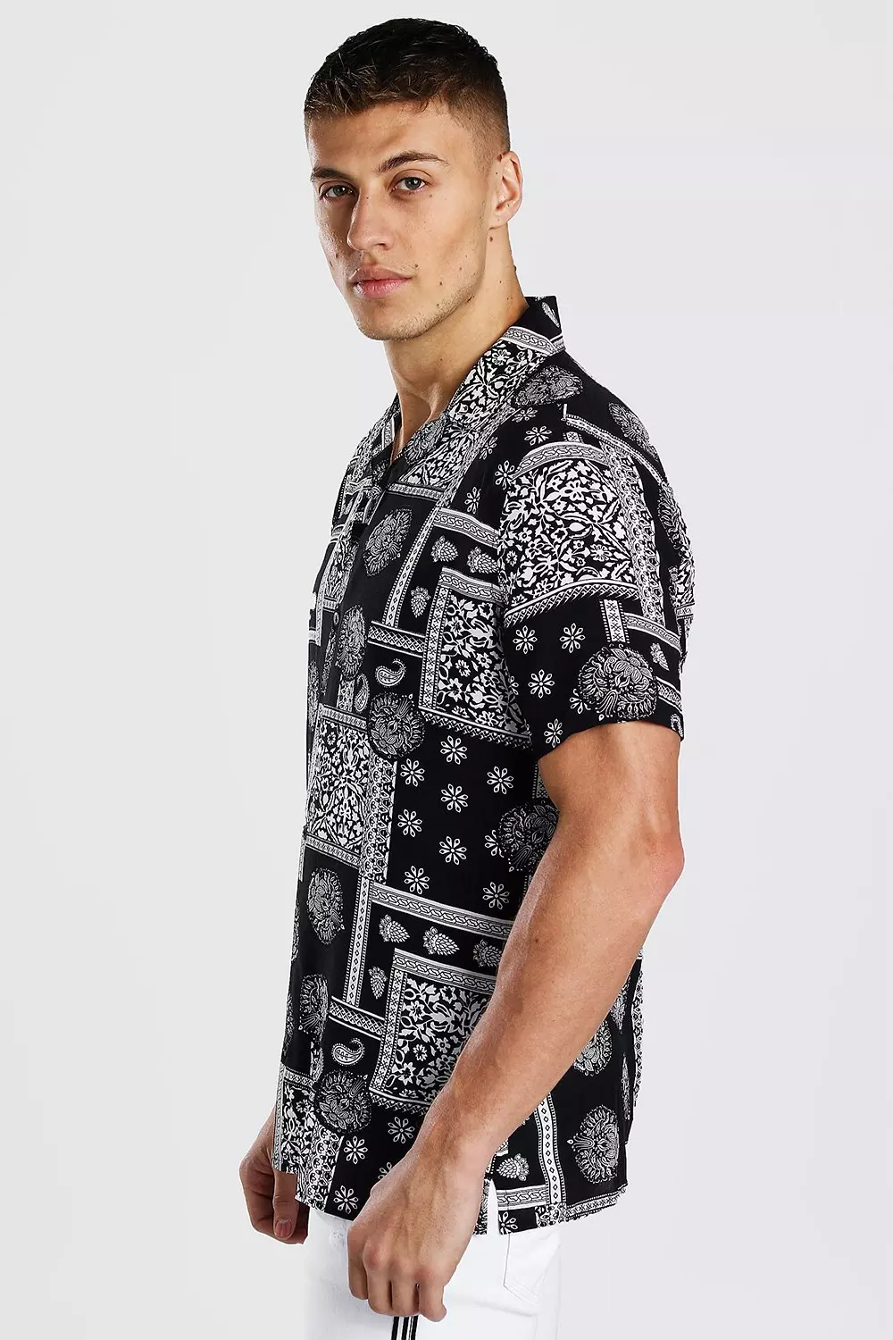 Chemise bandana homme new arrivals