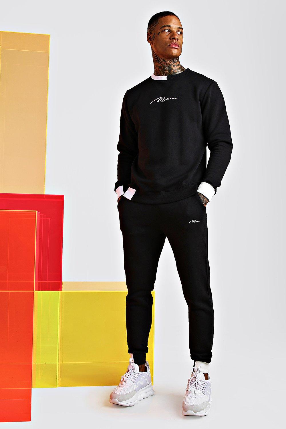 man signature tracksuit