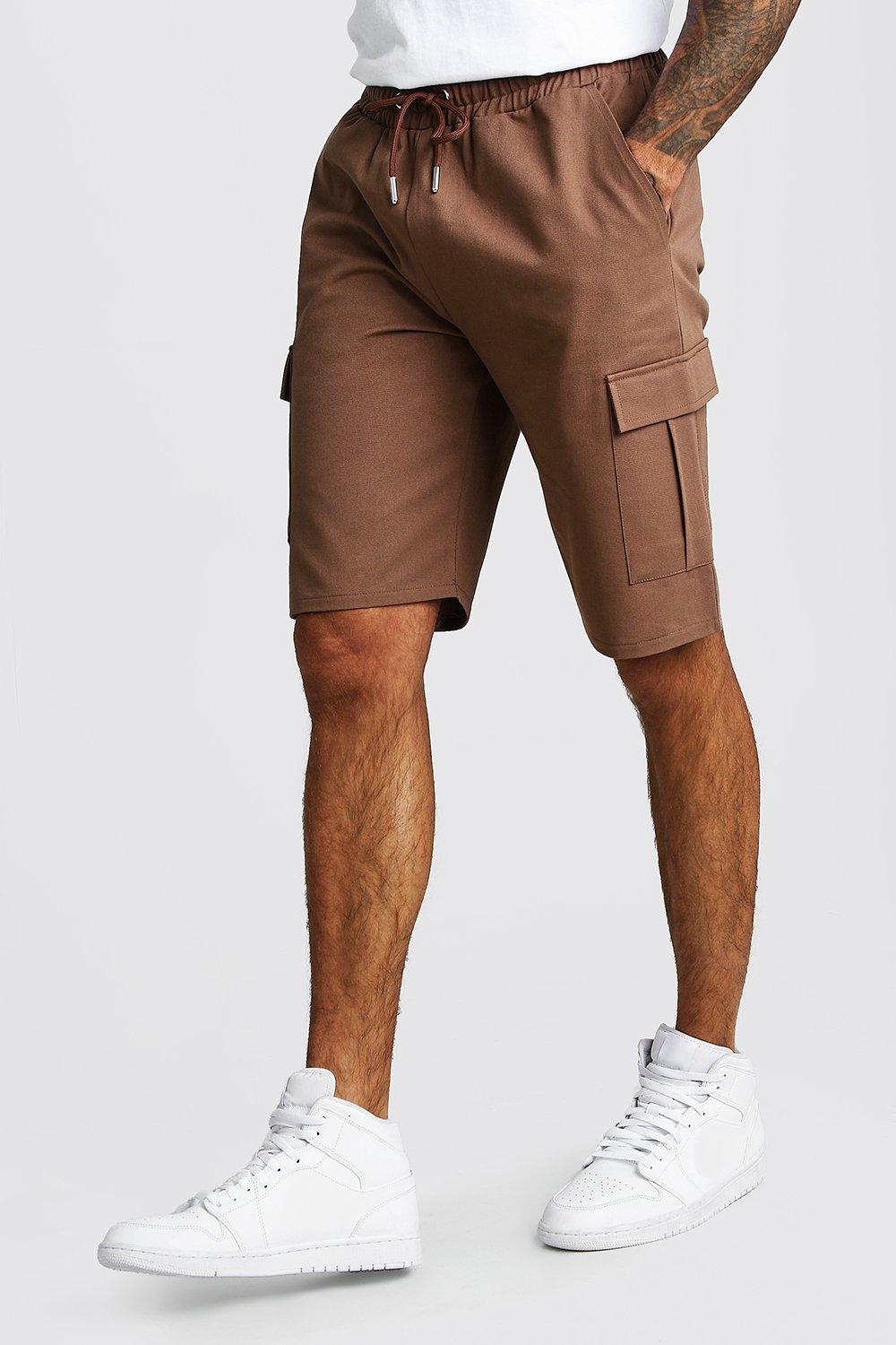 boohooman cargo shorts