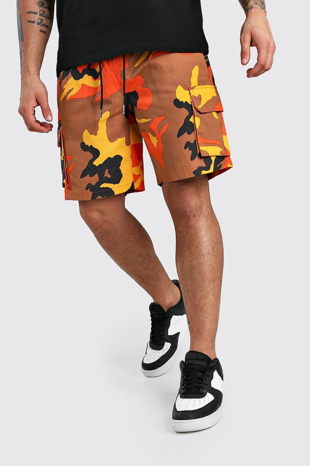 boohooman cargo shorts