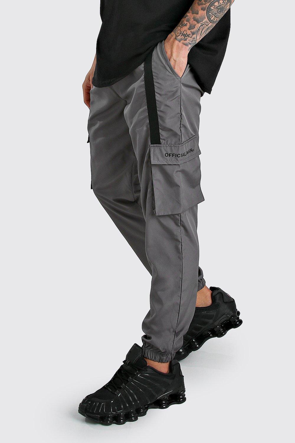 strap cargo joggers