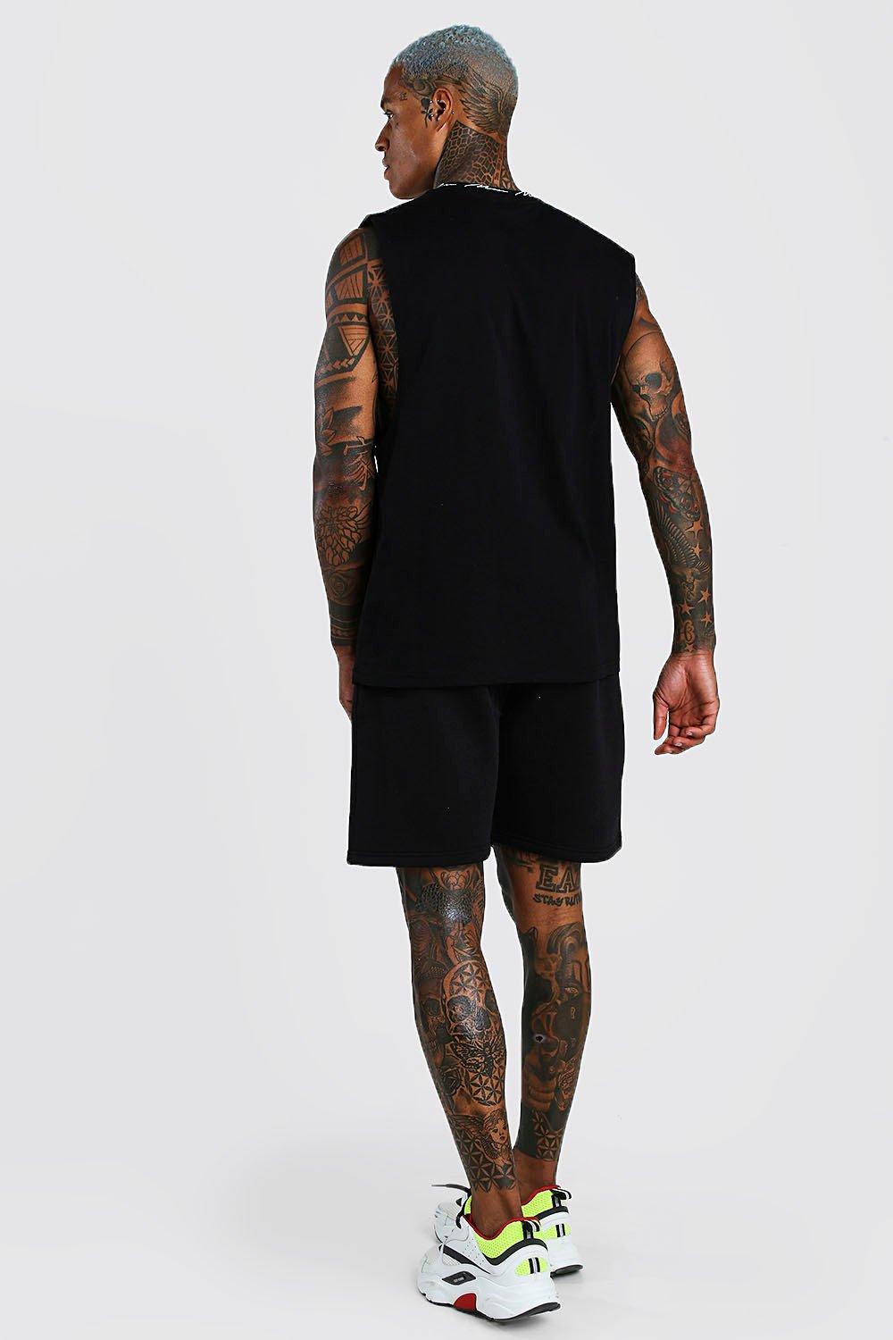 

Шорты свободного кроя из джерси, Black