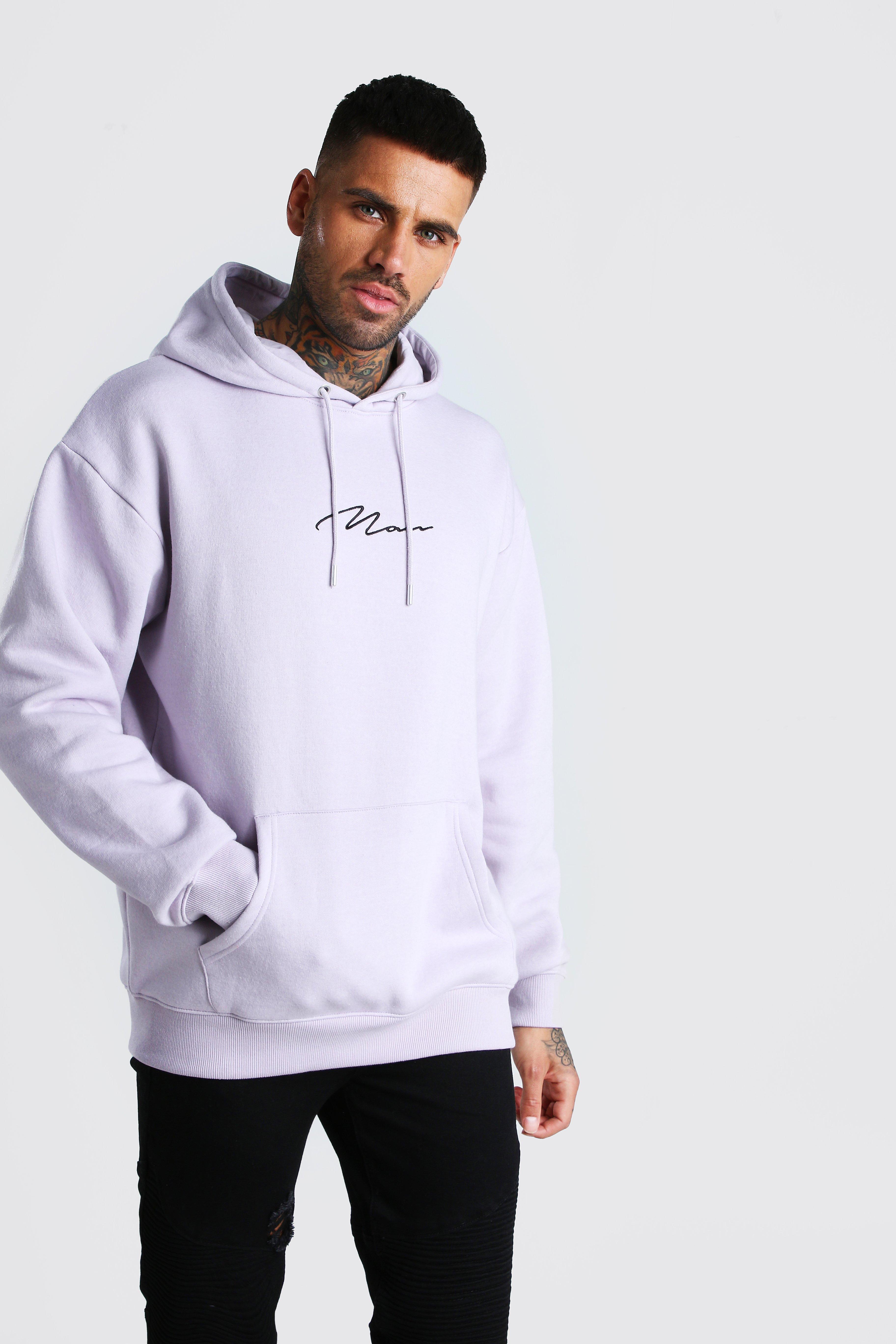 lilac oversized hoodie