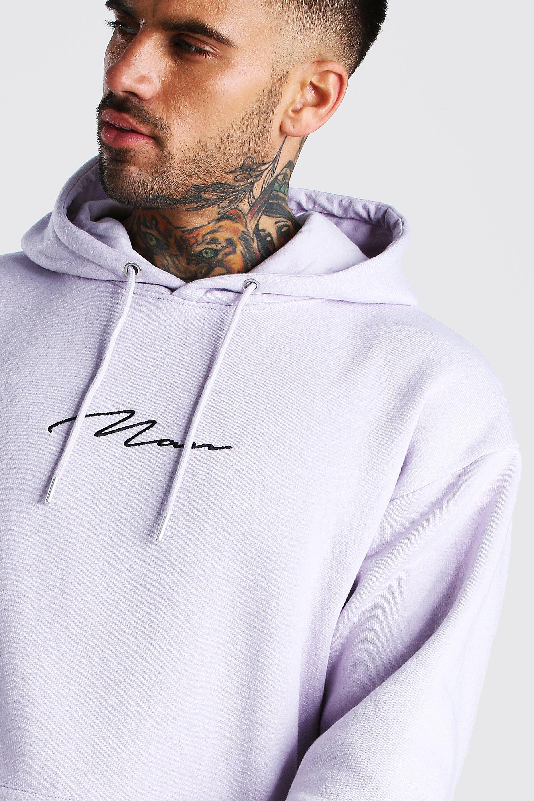 oversized lilac hoodie