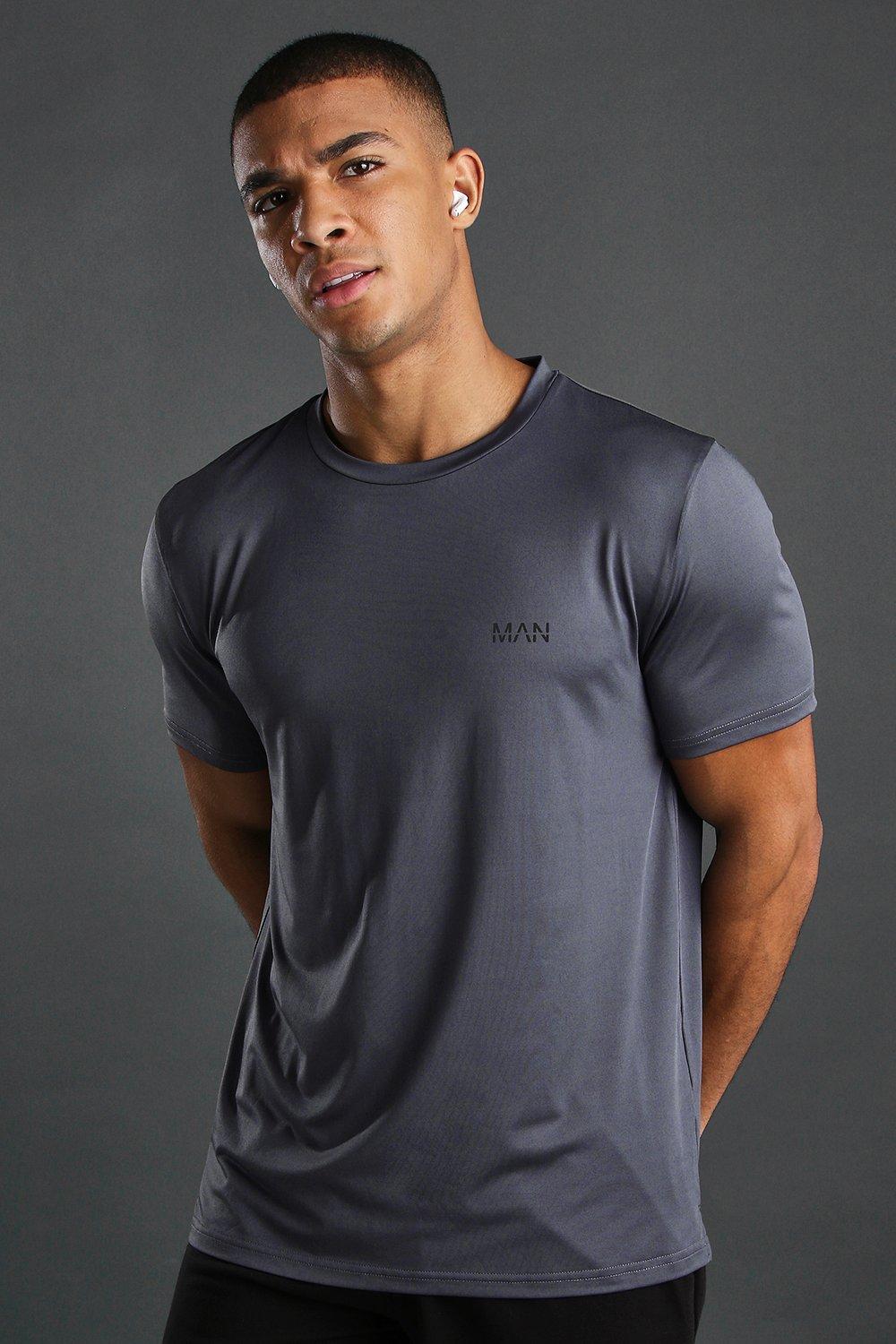 

Облегающая футболка для йоги MAN Active из ткани Dri-Fit, Charcoal