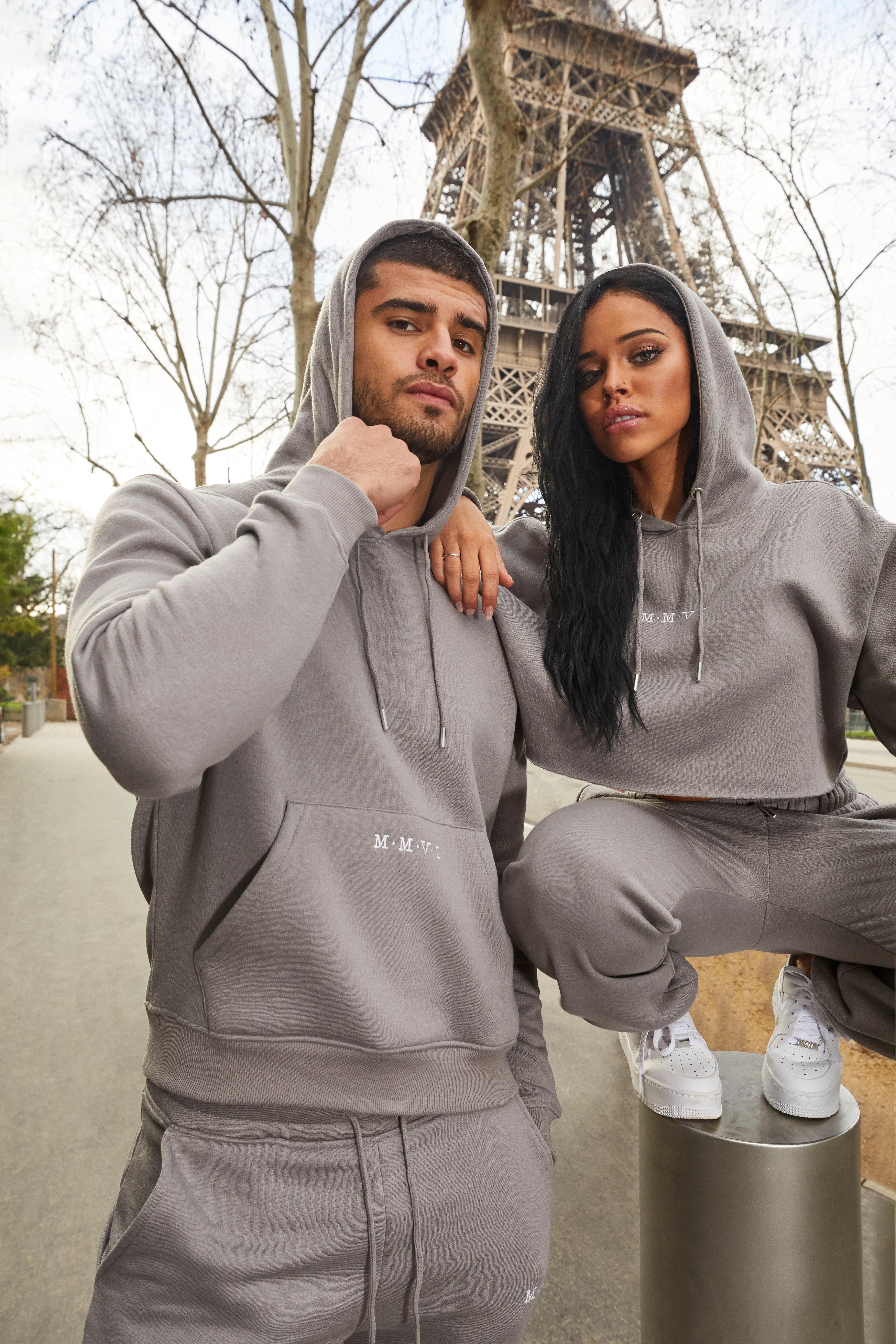 boohoo grey tracksuit