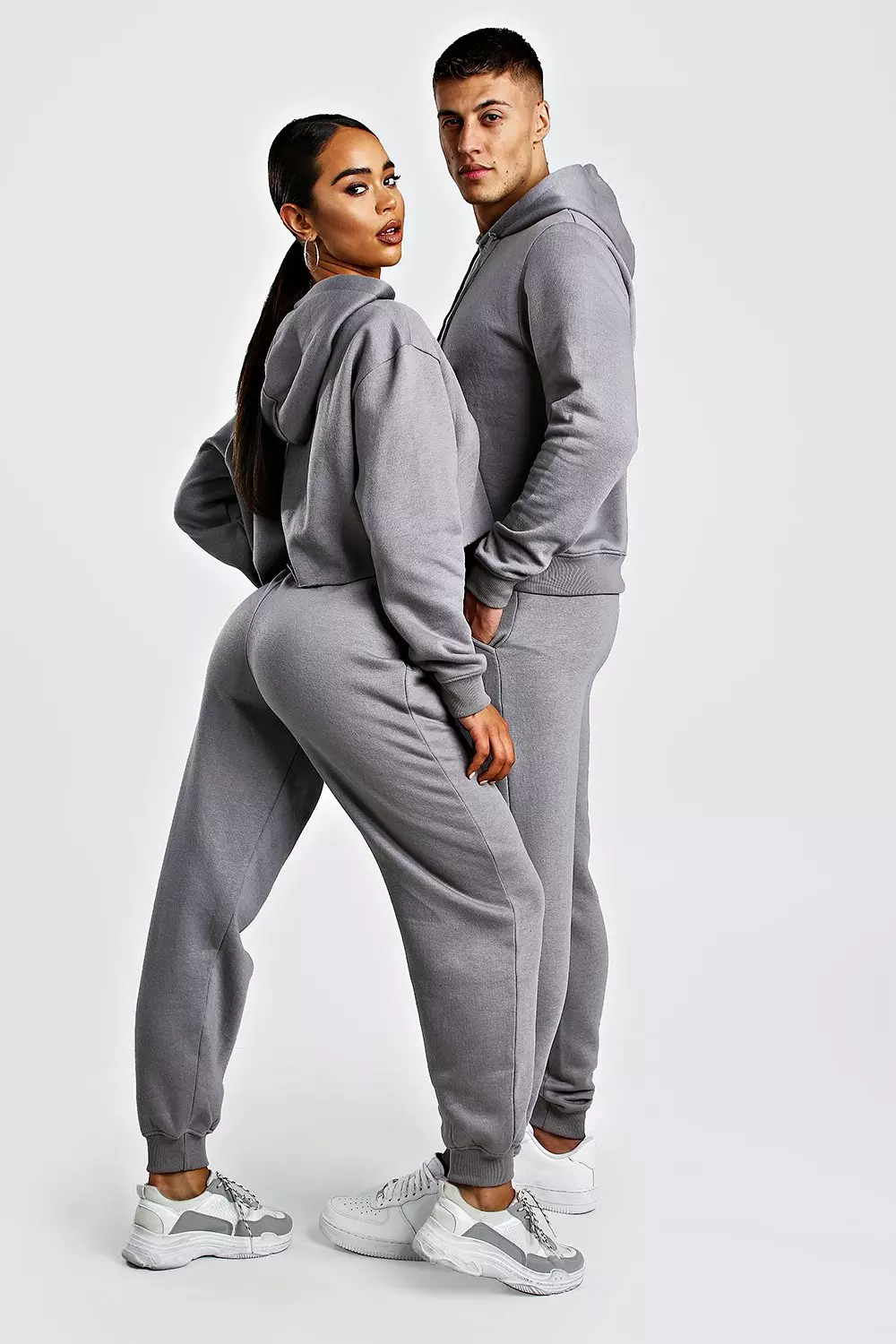 Grey 2024 boohooman tracksuit