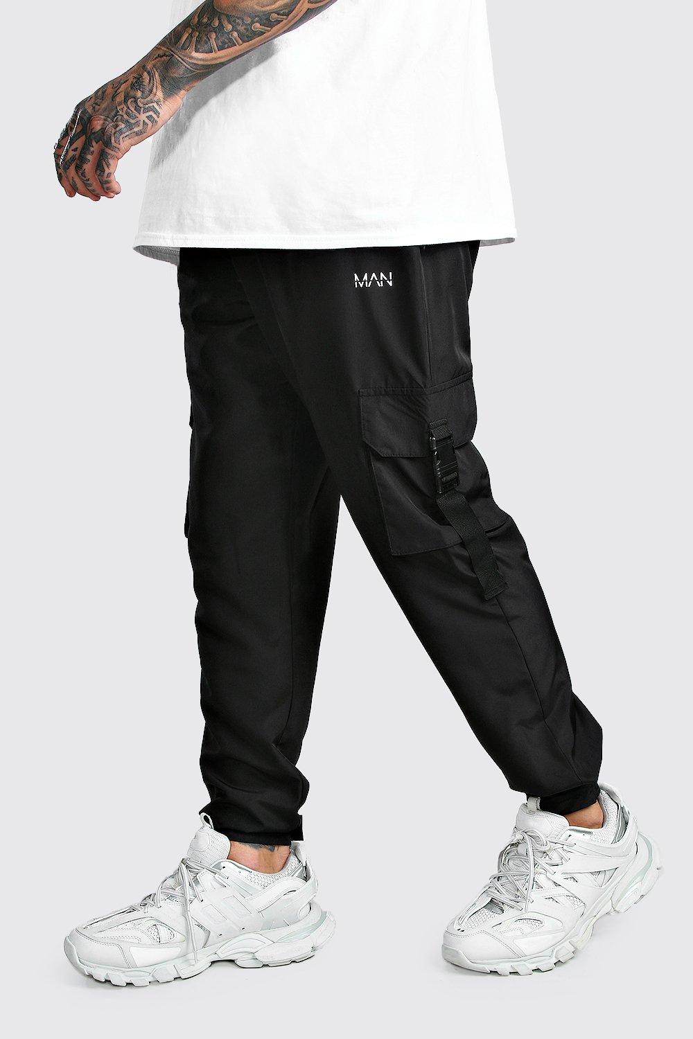 buckle cargo joggers