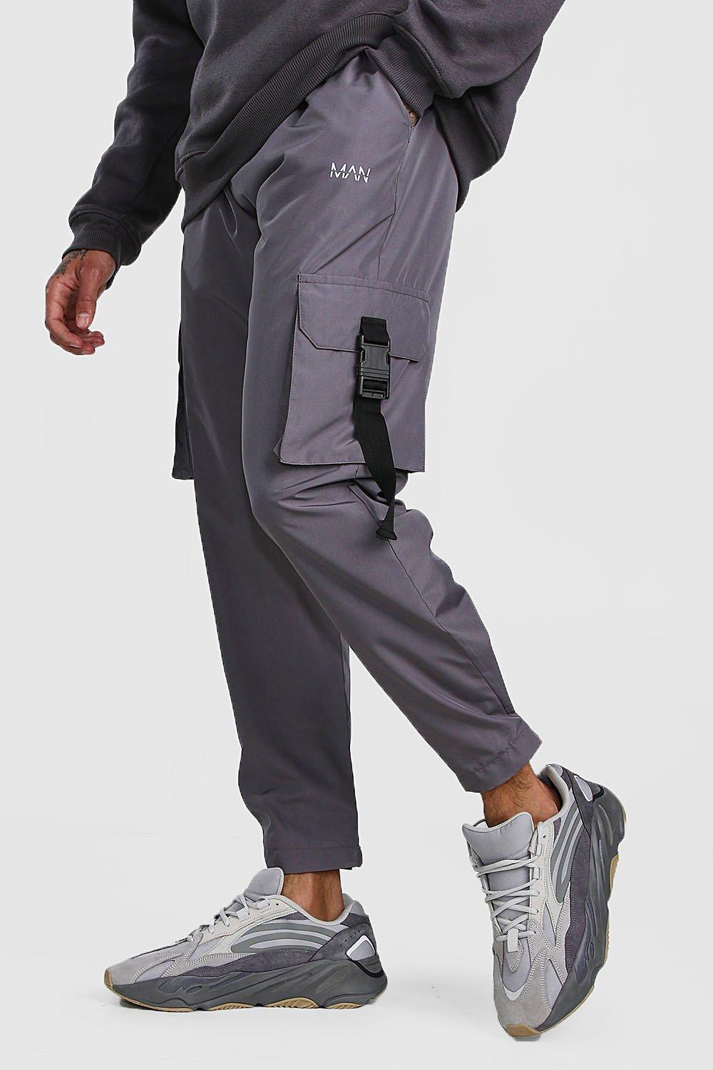 boohoo man cargo joggers