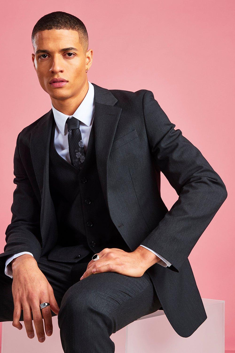 

Skinny Blazer, Charcoal