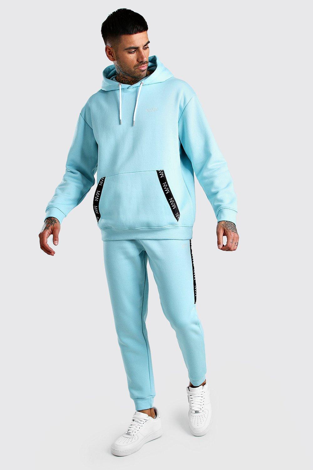 light blue tracksuit mens