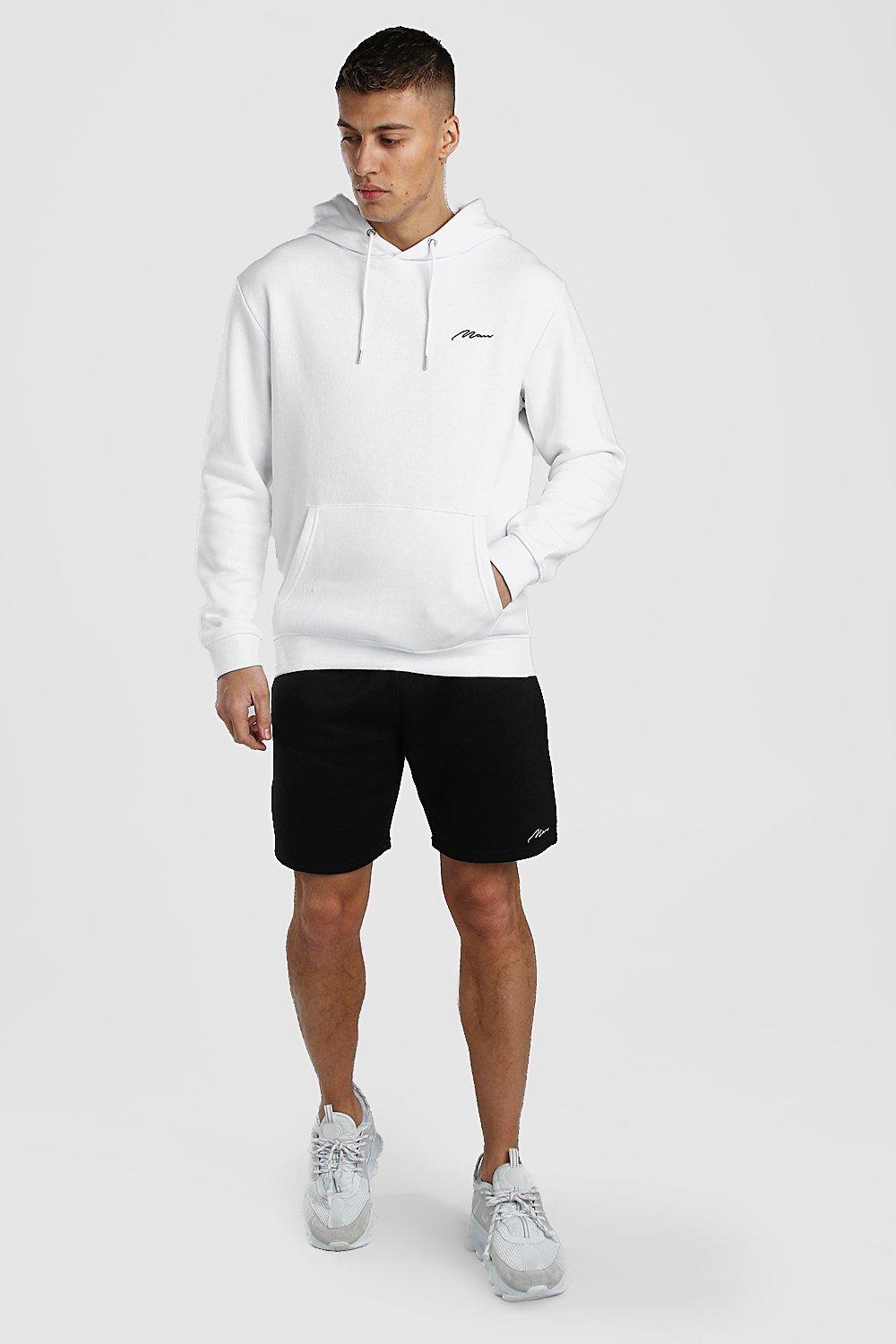 shorts and hoodie men