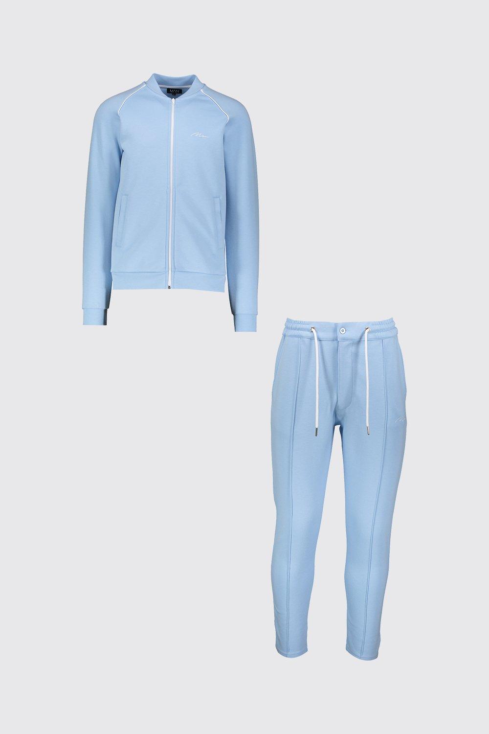 powder blue tracksuit