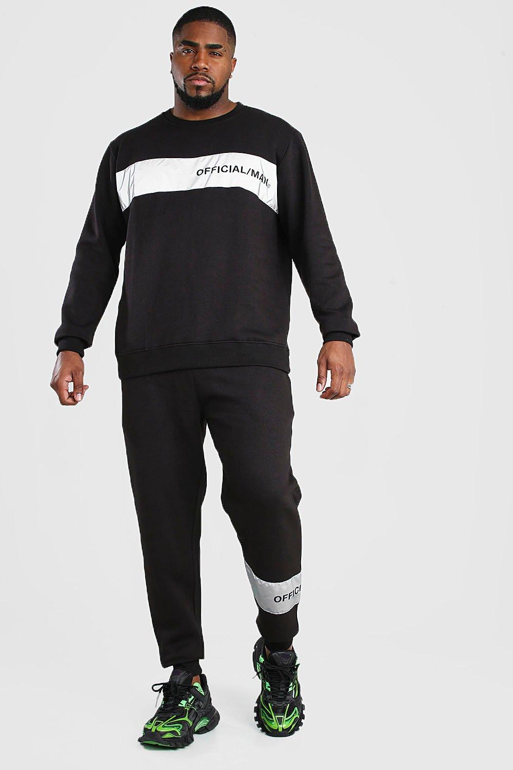 reflective tracksuit men