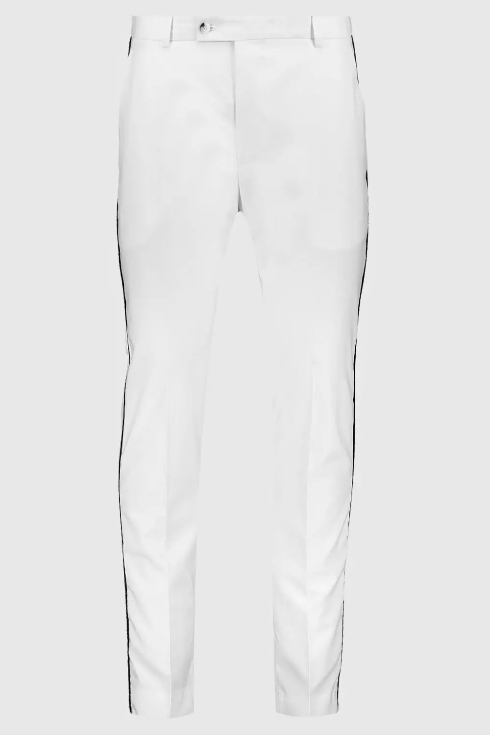 White skinny hot sale tuxedo pants