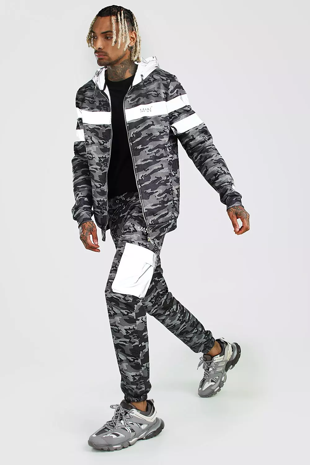 Charcoal Camo Cargo Jogger