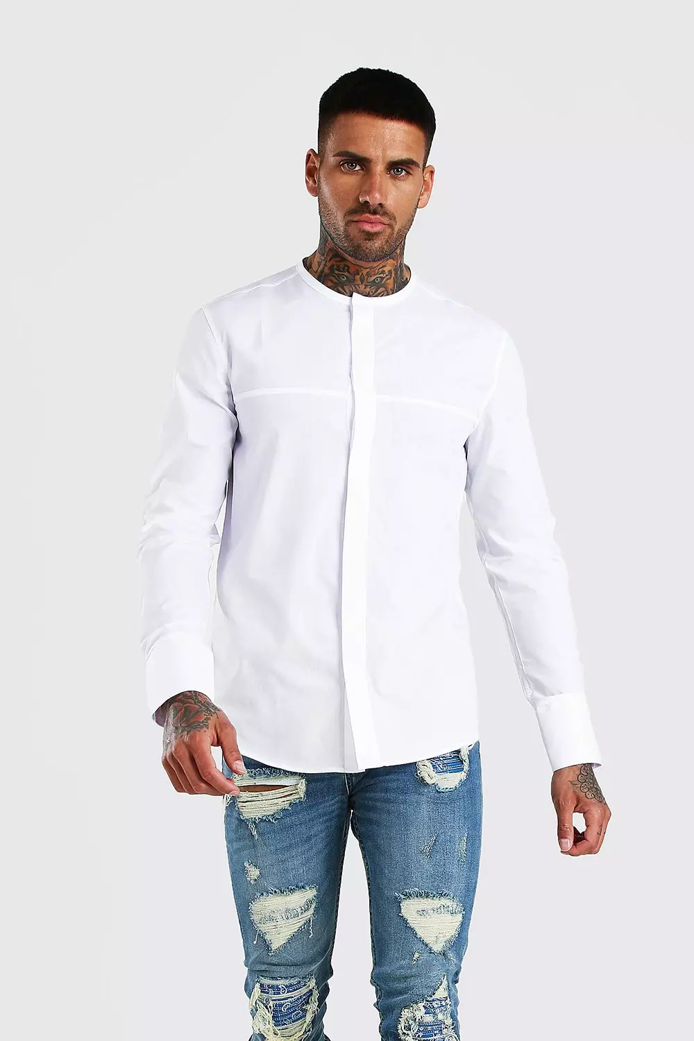 Chemise best sale sans colle