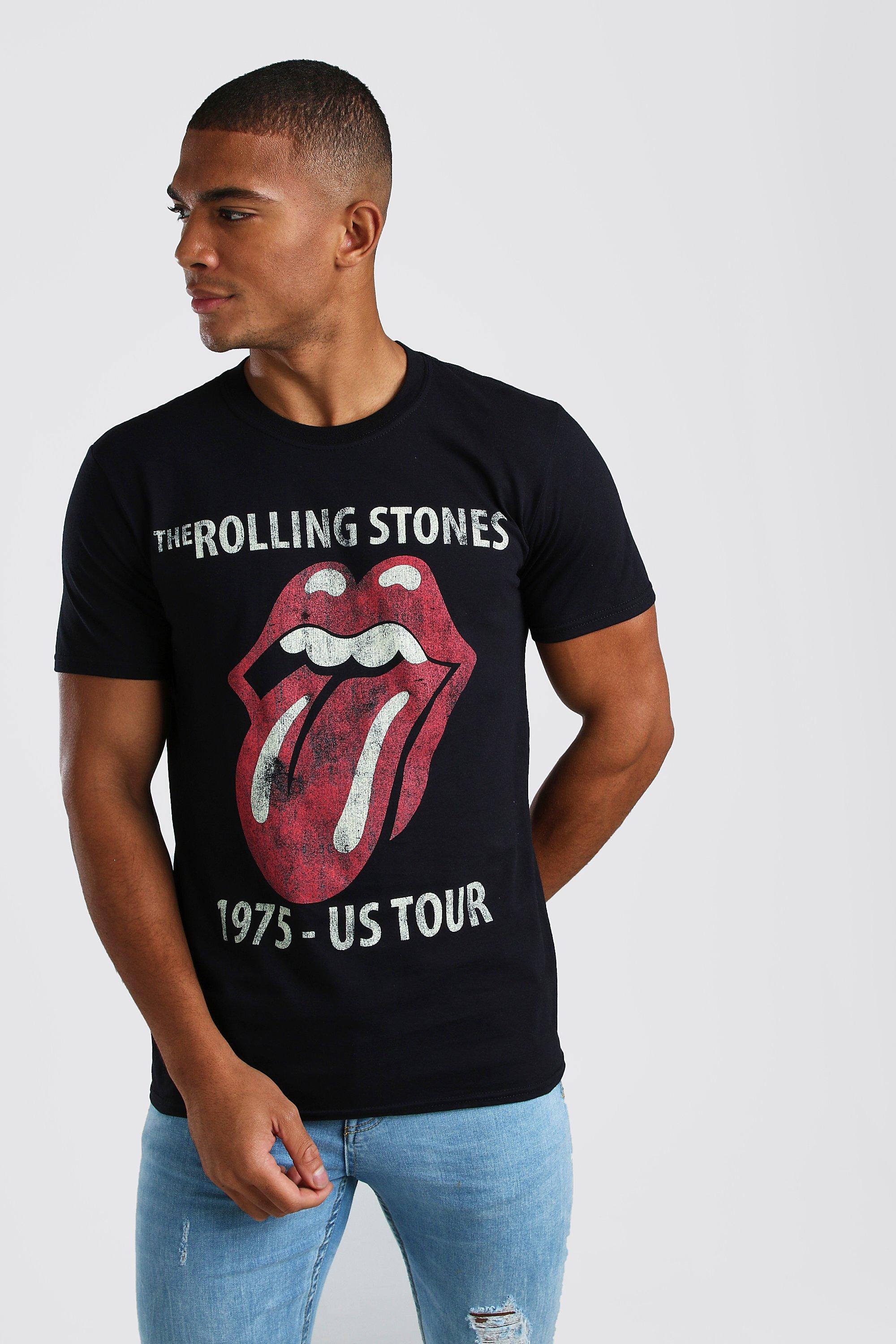 

The Rolling Stones 1975 Licensed T-Shirt, Black