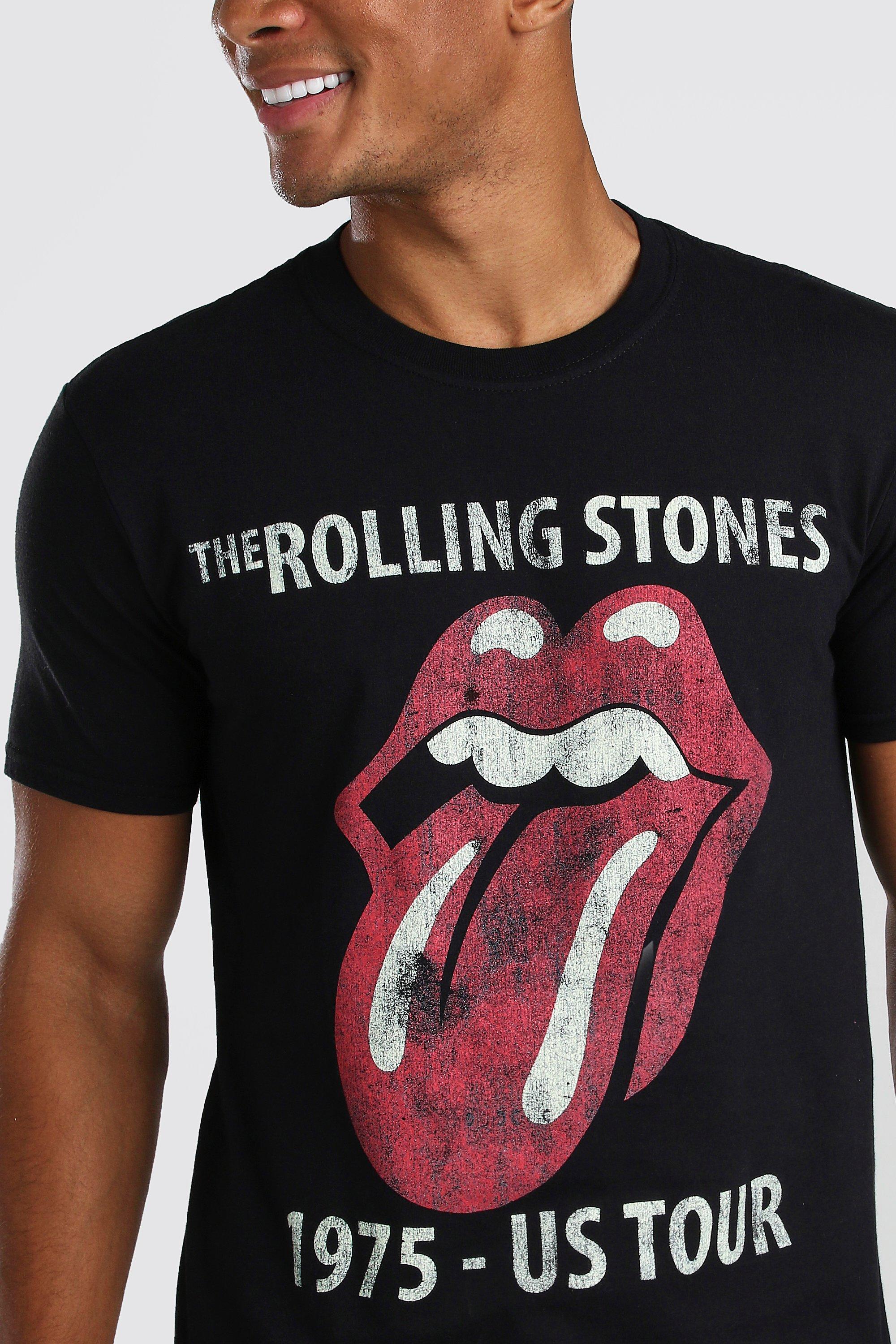 rolling stones 1975 tour t shirt